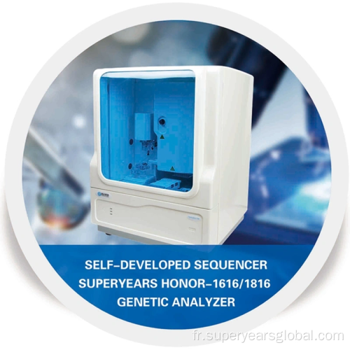 Machine d&#39;analyseur d&#39;ADN de biochimie entièrement automatique génétique